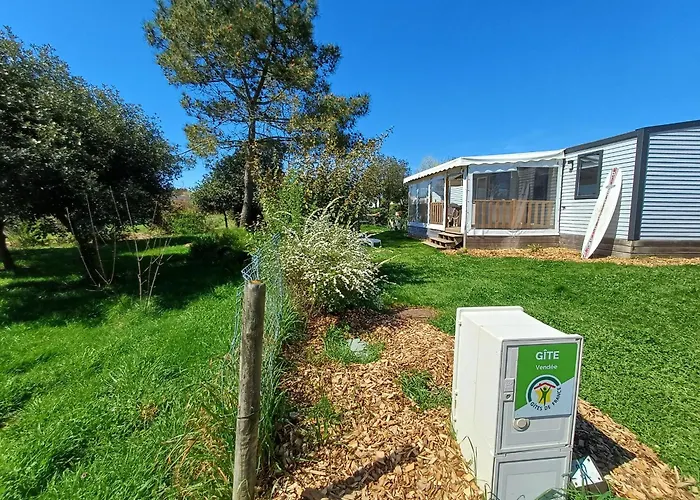 Mobil-home Confortable Proche De L'atlantique - Fr-1-426-577 בית נופש Saint-Hilaire-de-Talmont